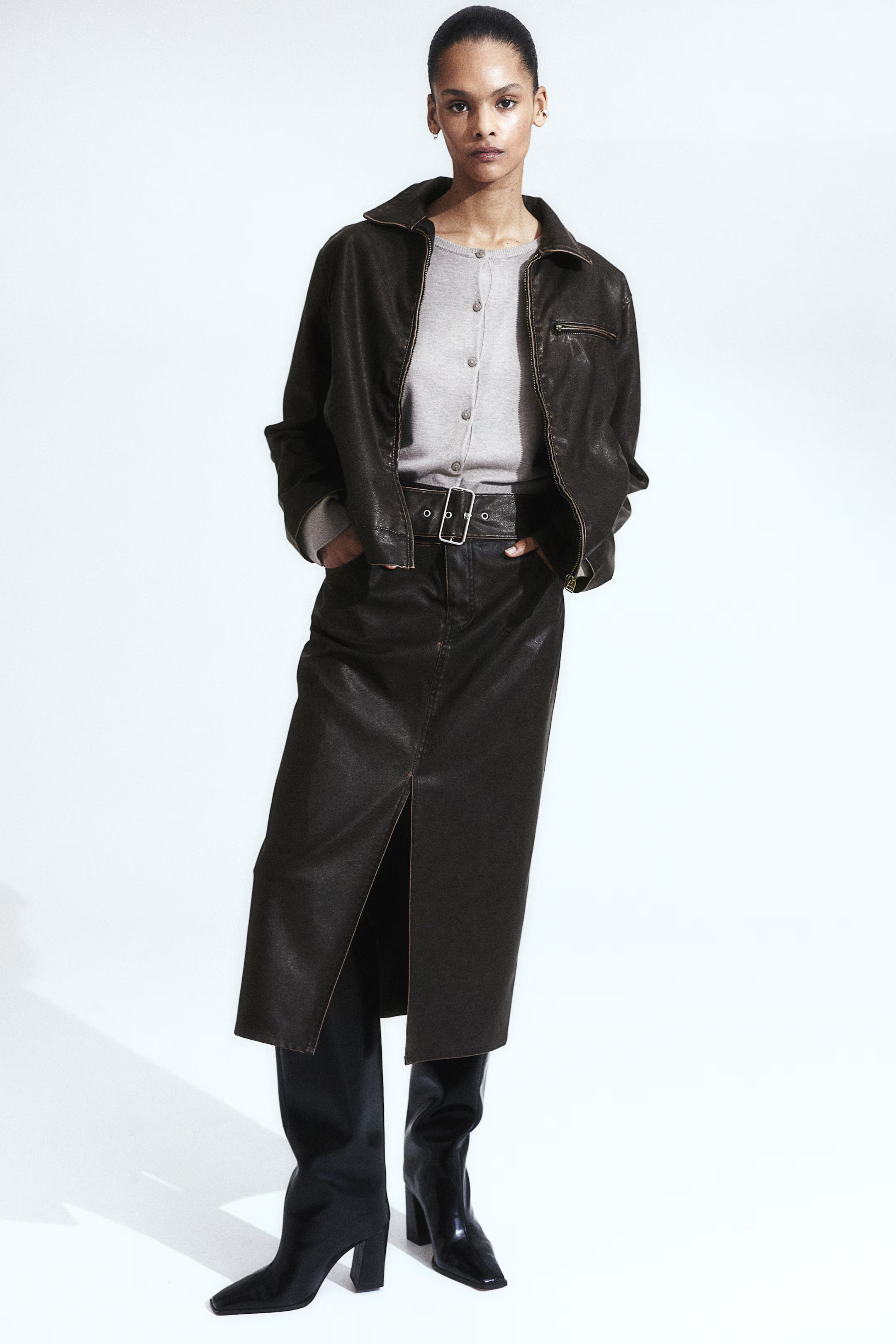 Coated jacket | H&M (UK, MY, IN, SG, PH, TW, HK)