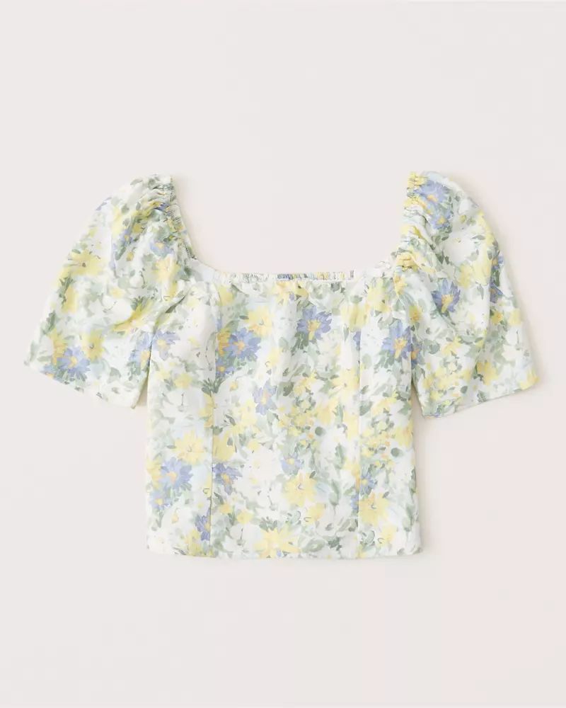 Puff Sleeve Top | Abercrombie & Fitch (US)