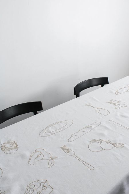 Embroidered tablecloth- home gifts- home decor- tablescape- table linens - hosting- dinner party 

#LTKfindsunder100 #LTKhome #LTKHoliday