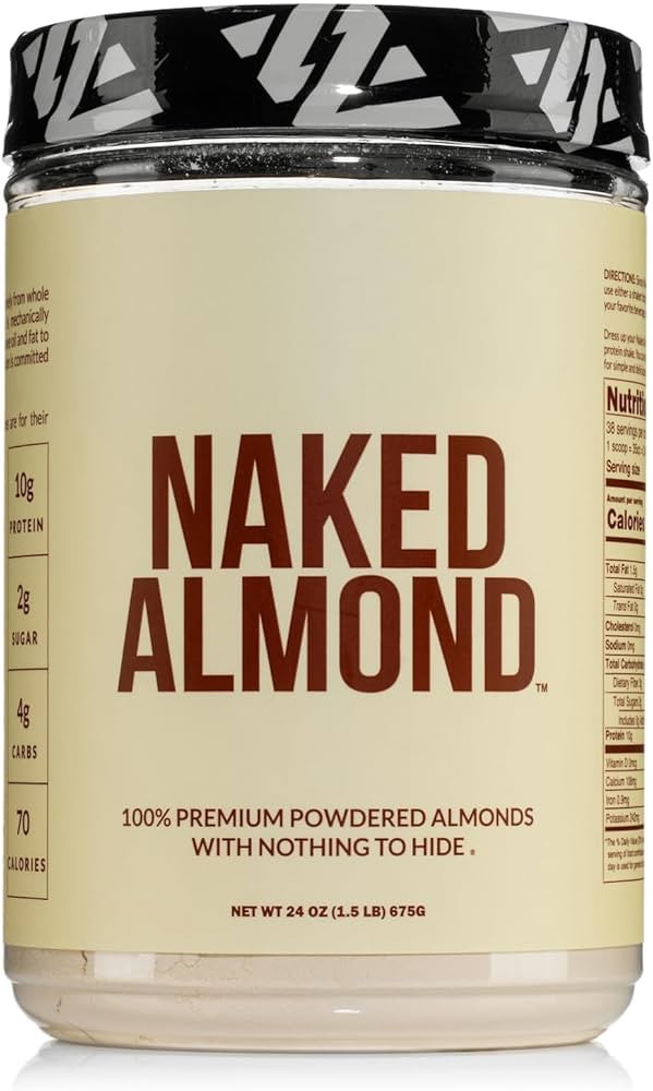 NAKED Almond Protein Powder from US Farms, Only 1 Ingredient, Vegan, Gluten-Free, No Additives, N... | Amazon (US)