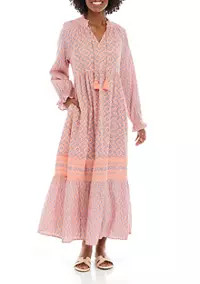 Women's Long Sleeve Tiered Maxi Dress | Belk