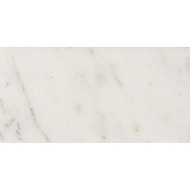 Satori Venatino Polished 3-in x 6-in Polished Natural Stone Marble Subway Wall Tile (0.96-sq. ft/... | Lowe's