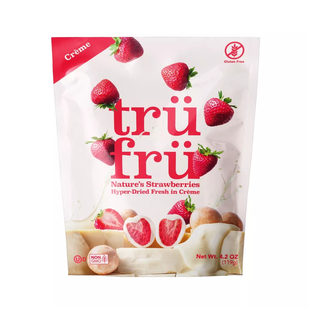 Tru Fru Hyper-Dried Strawberries & Crème Candy - 4.2oz | Target