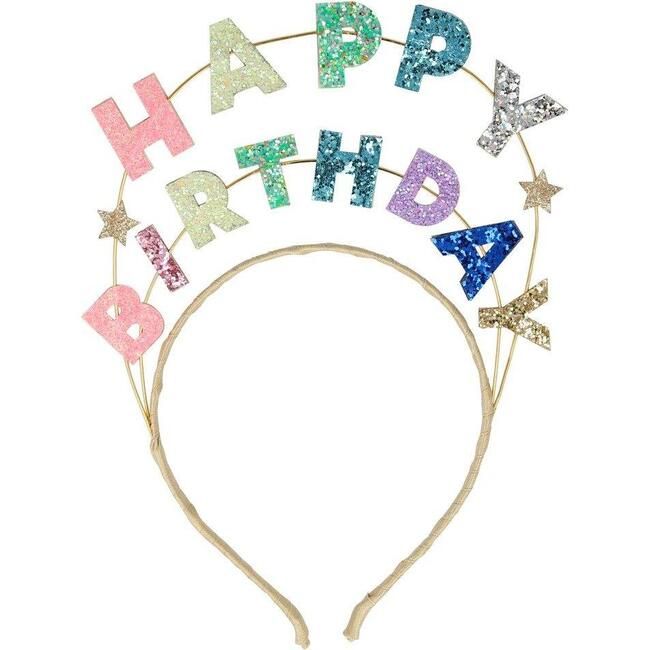 Happy Birthday Glitter Headband | Maisonette
