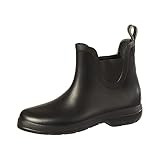 totes Women's Chelsea Ankle Rain Boots, Black, 9 | Amazon (US)
