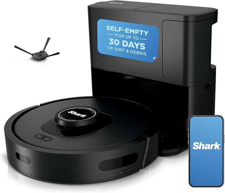 Shark AV2501S AI Ultra Robot Vacuum, with Matrix Clean, Home Mapping, 30-Day Capacity HEPA Bagles... | Amazon (US)