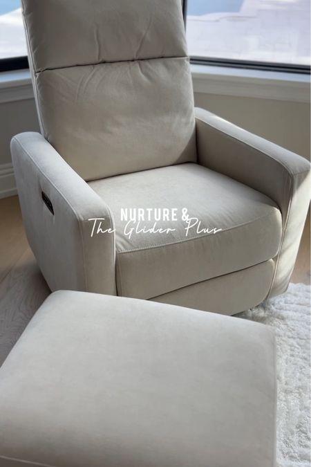 Nursery Glider | The Glider Plus
#recliner #babynursery

#LTKbaby #LTKbump #LTKkids