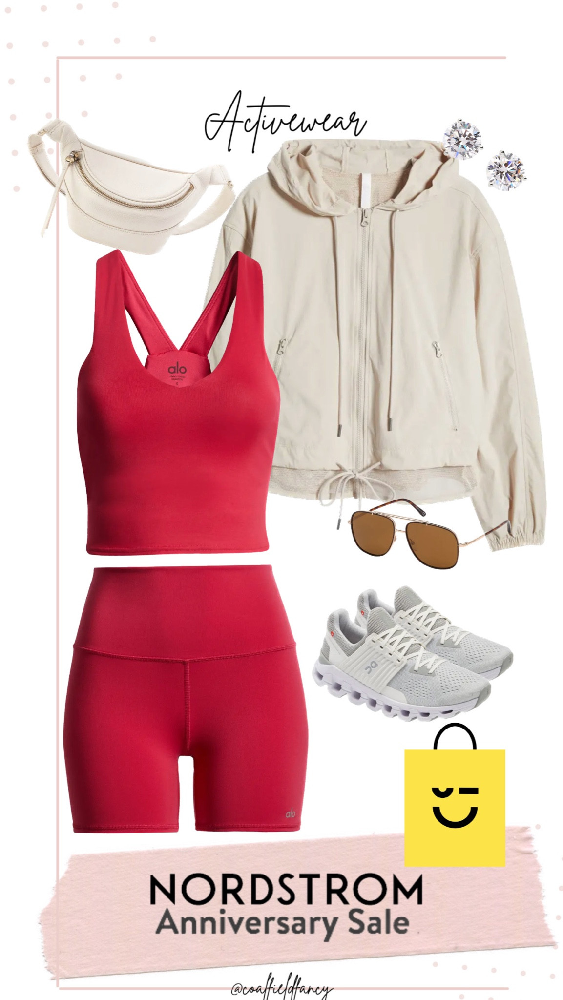 Nordstrom Anniversary Sale
Activewear
Alo yoga 
Lightweight jacket 
Neutral jacket
On Cloud shows
Leather belt bag

#LTKFitness #LTKxNSale