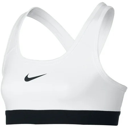 Nike 819727-100: Classic Girls Womens White Black Black Sports Bra (S) | Walmart (US)
