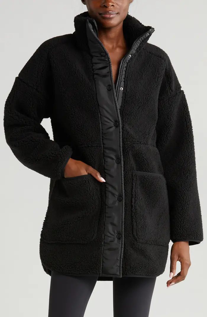 Cozy Faux Shearling Jacket | Nordstrom