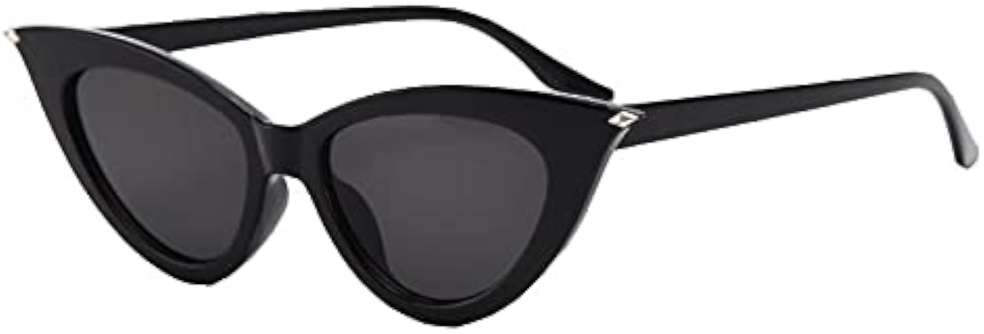 TECH-LINE-DIRECT Black Vintage Square Cat Eye Sunglasses Women Fashion Trendy Cateye Sun glasses ... | Amazon (UK)