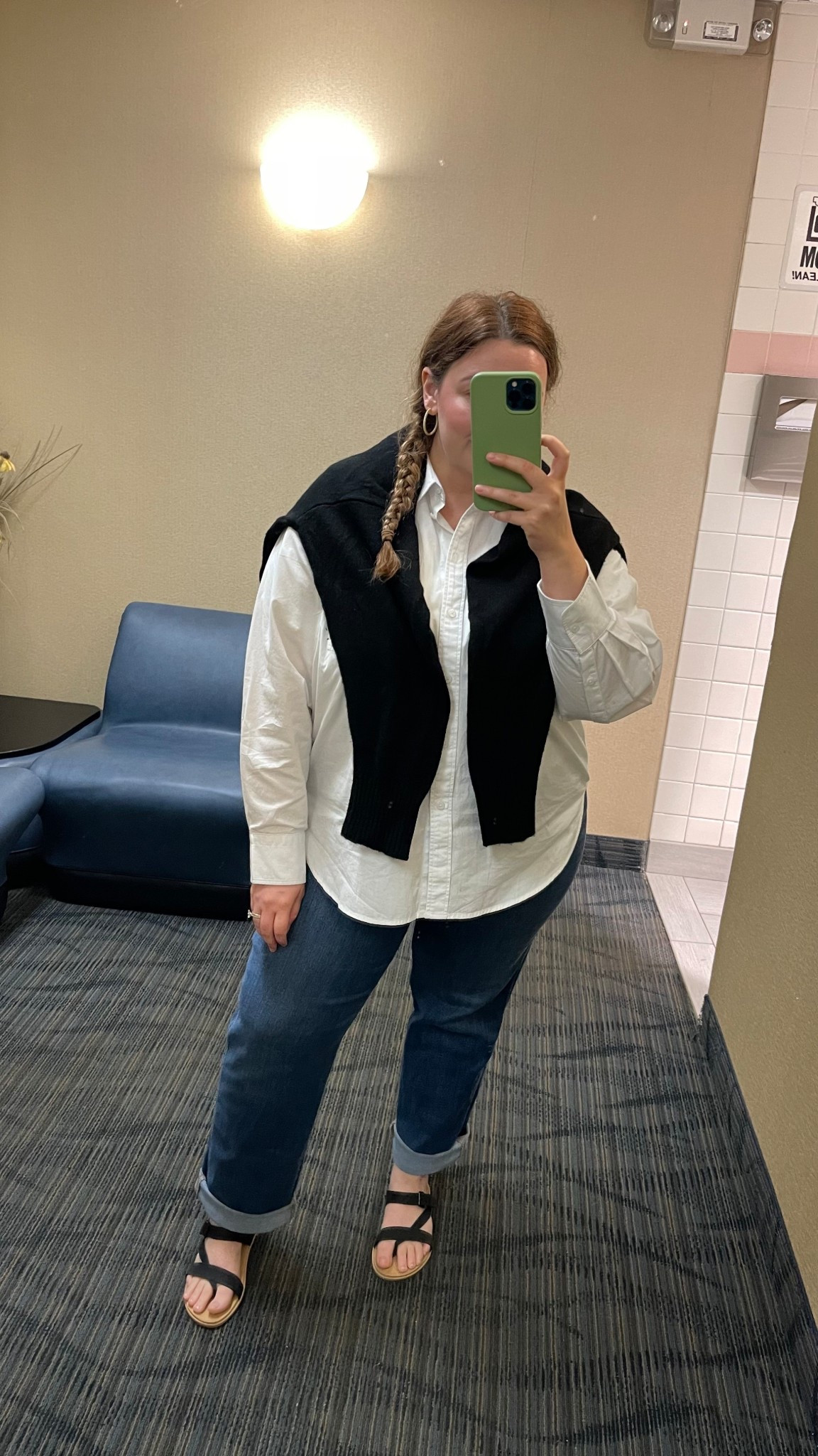 My easy go-to work outfit✨

A button down is always a chic and good idea for the office! 

#LTKMidsize #LTKStyleTip #LTKWorkwear