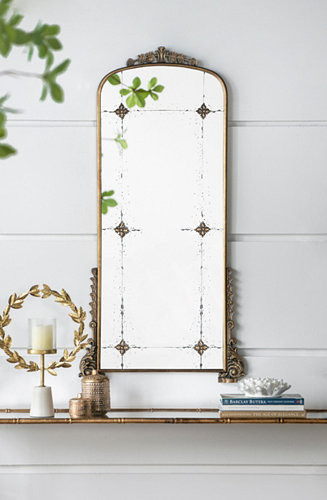 Antique Gold Arched Mirror, Full Length for Living Room | Macy's