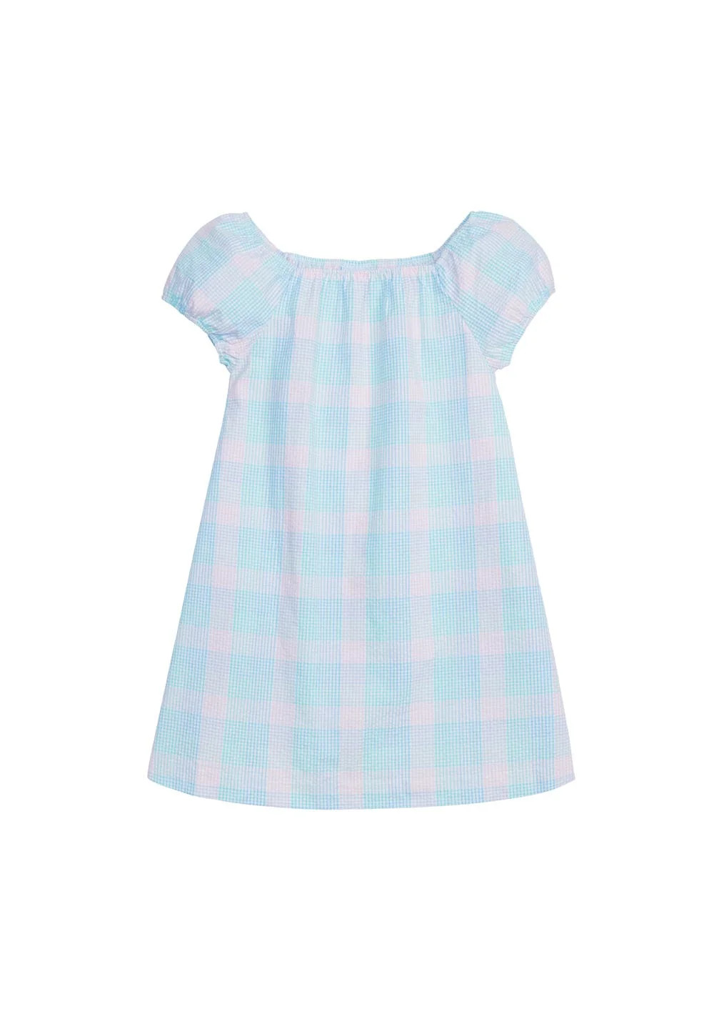 Courtney Dress - Palm Beach Plaid | Little English