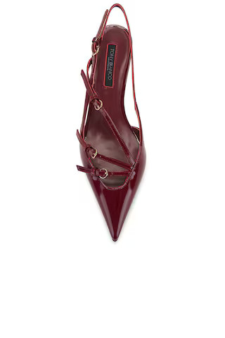Tony Bianco Koko Heel in Bordeaux Patent from Revolve.com | Revolve Clothing (Global)