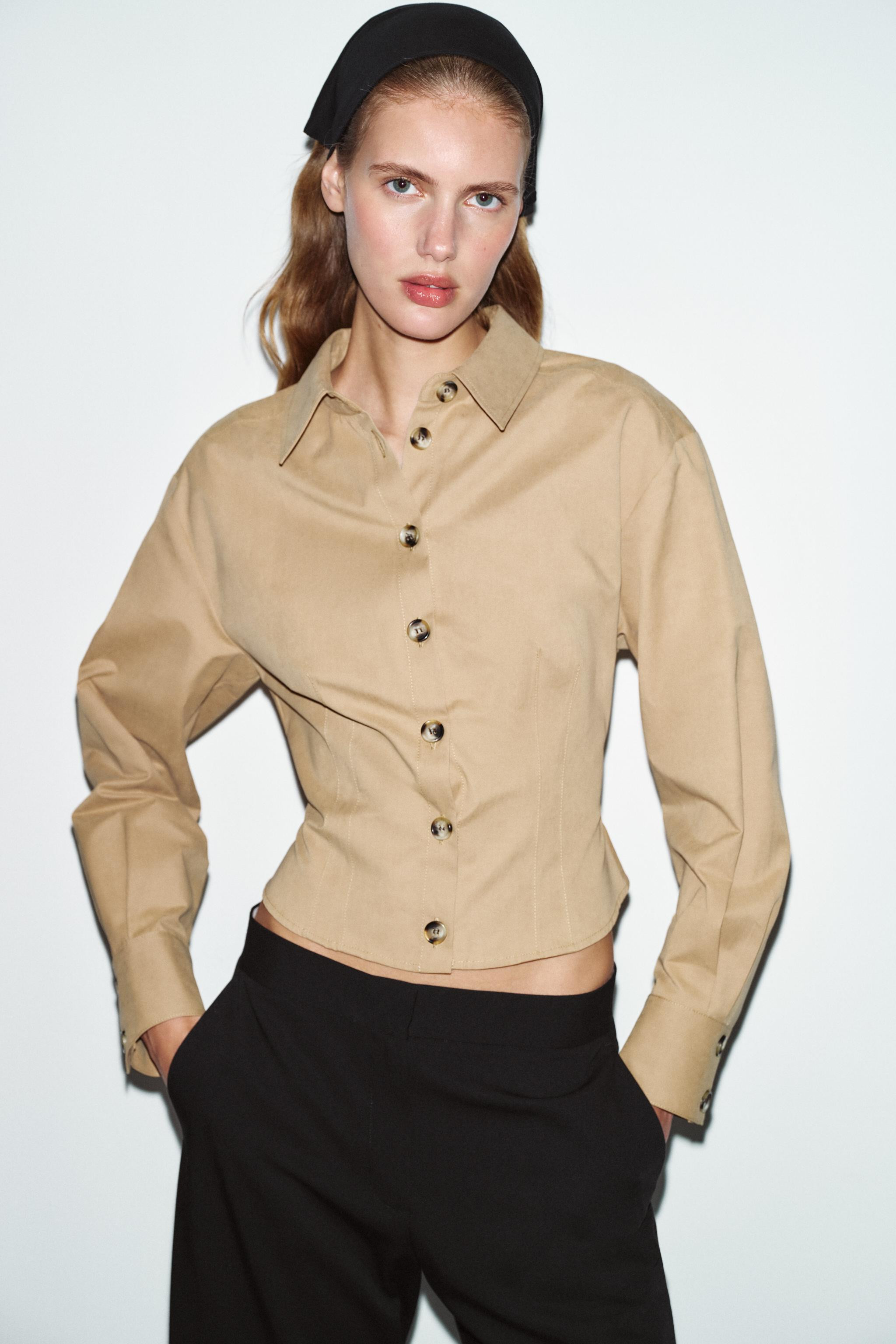 FITTED SOFT TOUCH SHIRT | Zara US