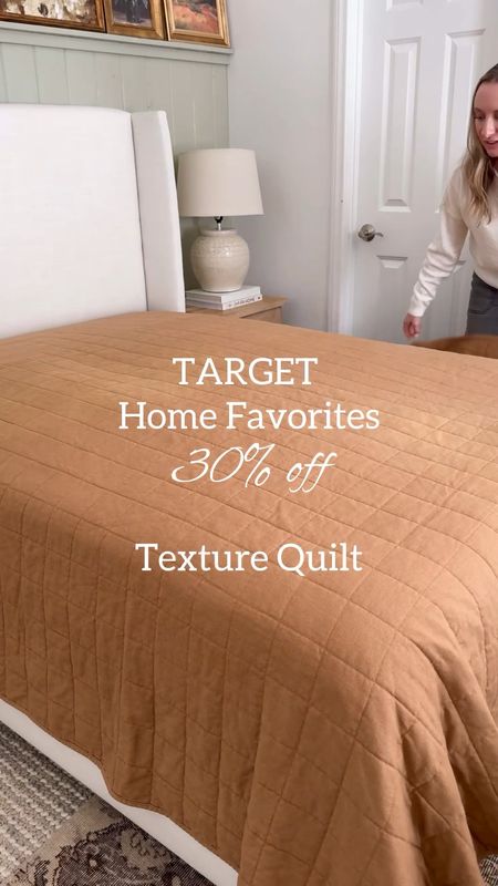 Sharing some Target home favorites!  They’re all 30% off!! The bedding is a long time favorite, the knit blanket I had for forever!! And same with the waffle towels! Great deals on all of it!! 

#LTKxTarget #LTKsalealert #LTKhome