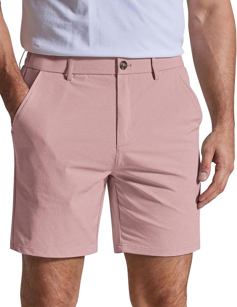 COOFANDY Men's Casual Shorts 7" Stretch Golf Shorts with 4 Pockets Quick Dry Lightweight Shorts D... | Amazon (US)