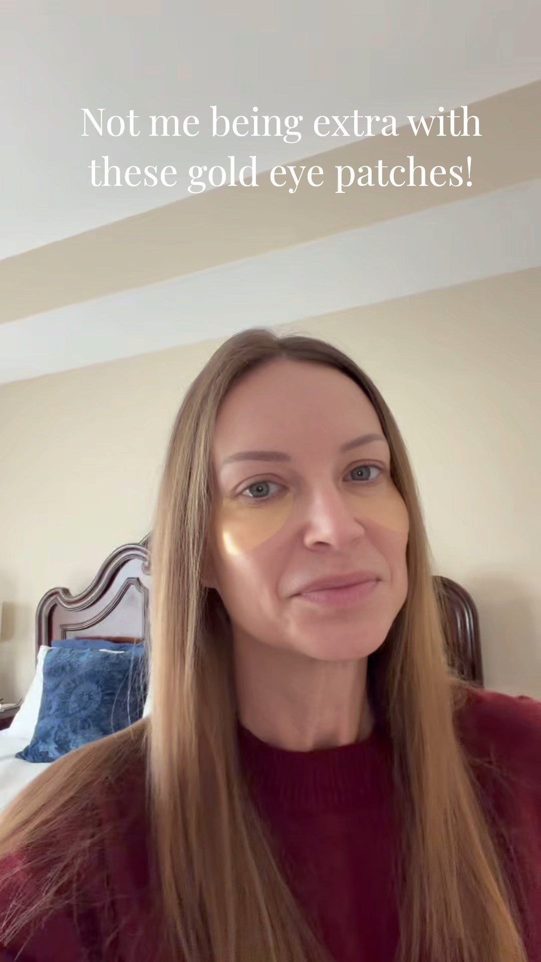 Not me being extra with my gold under‑eye patches today ✨

A quick little self‑care moment while I get ready.

Linking the exact patches I used.

#LTKBeauty #LTKmorningroutine #LTKselfcare