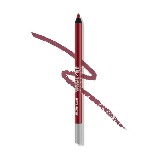 URBAN DECAY 24/7 Glide-On Waterproof Lip Pencil (Luv Ya Backtalk - Medium Warm Mauve), Smudge-Proof, Longwearing Lip Liner, Smooth & Creamy Colors, Moisturizing Formula with Vitamin E - 0.04 oz | Amazon (US)