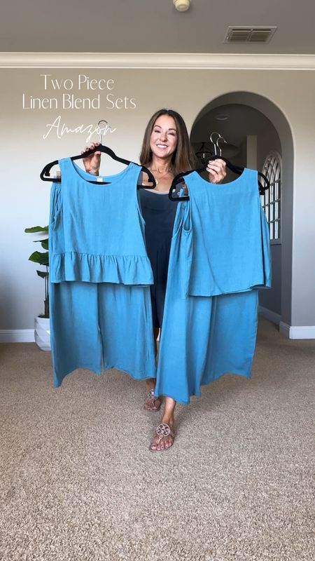 Matching Linen Sets

I am wearing size S in both styles, grey blue and cyan blue - I need to roll over the waistband for a perfect fit.

Matching set  Linen set  Vacation outfit  Vacation style  Resort wear  Resort style  Casual outfit  Everyday outfit  Mom style  EverydayHolly

#LTKstyletip #LTKVideo #LTKover40