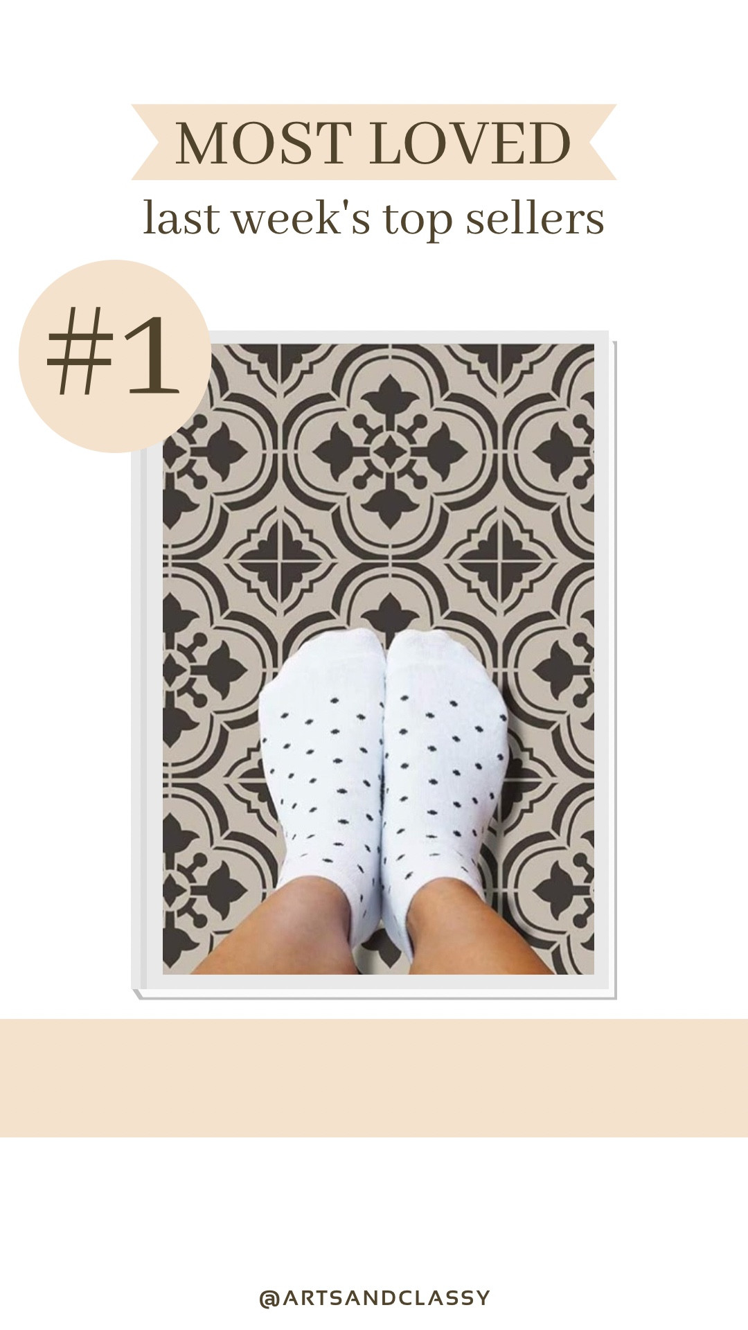 These floor tiles are last week’s most loved find! I found them on Amazon and love this Santa Ana pattern. I used them in my master bathroom remodell

#LTKFindsUnder100 #LTKHome #LTKSaleAlert