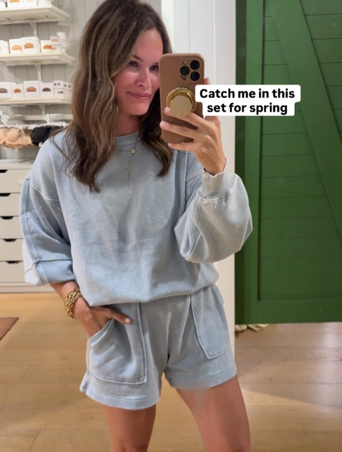 A perfect matching set from aerie! Perfect going into spring #casualoutfit #matchingset #loungeset #aerie 

#LTKSaleAlert #LTKootd #LTKgrwm