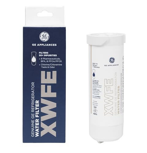 GE XWFE Refrigerator Water Filter, Genuine Replacement Filter, Certified to Reduce Lead, Sulfur, and 50+ Other Impurities, Replace Every 6 Months for Best Results, Pack of 1 | Amazon (US)