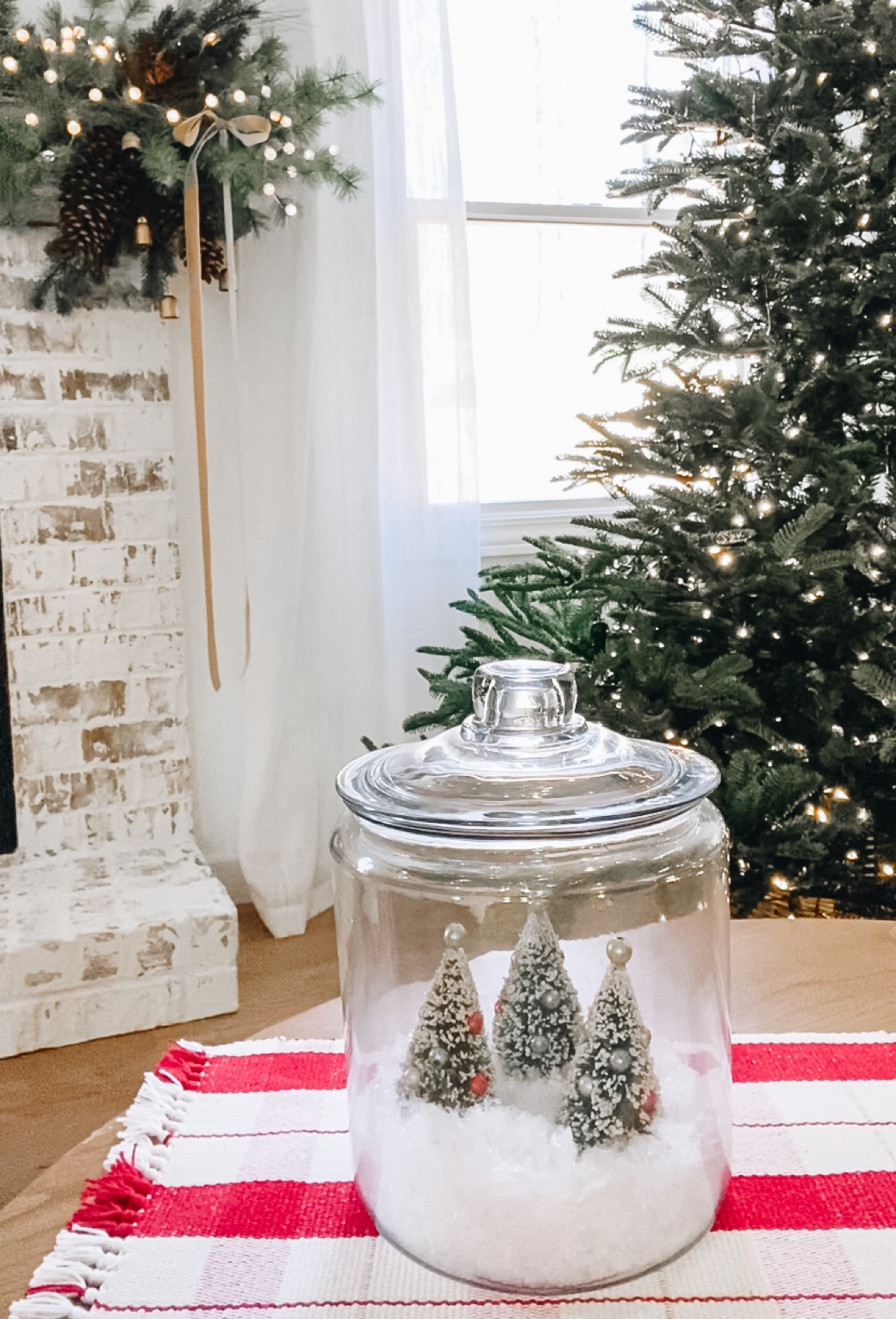 DIY forest jar. DIY snowy forest jar. Christmas diy. Christmas shelf decor  

#LTKHoliday #LTKhome #LTKSeasonal