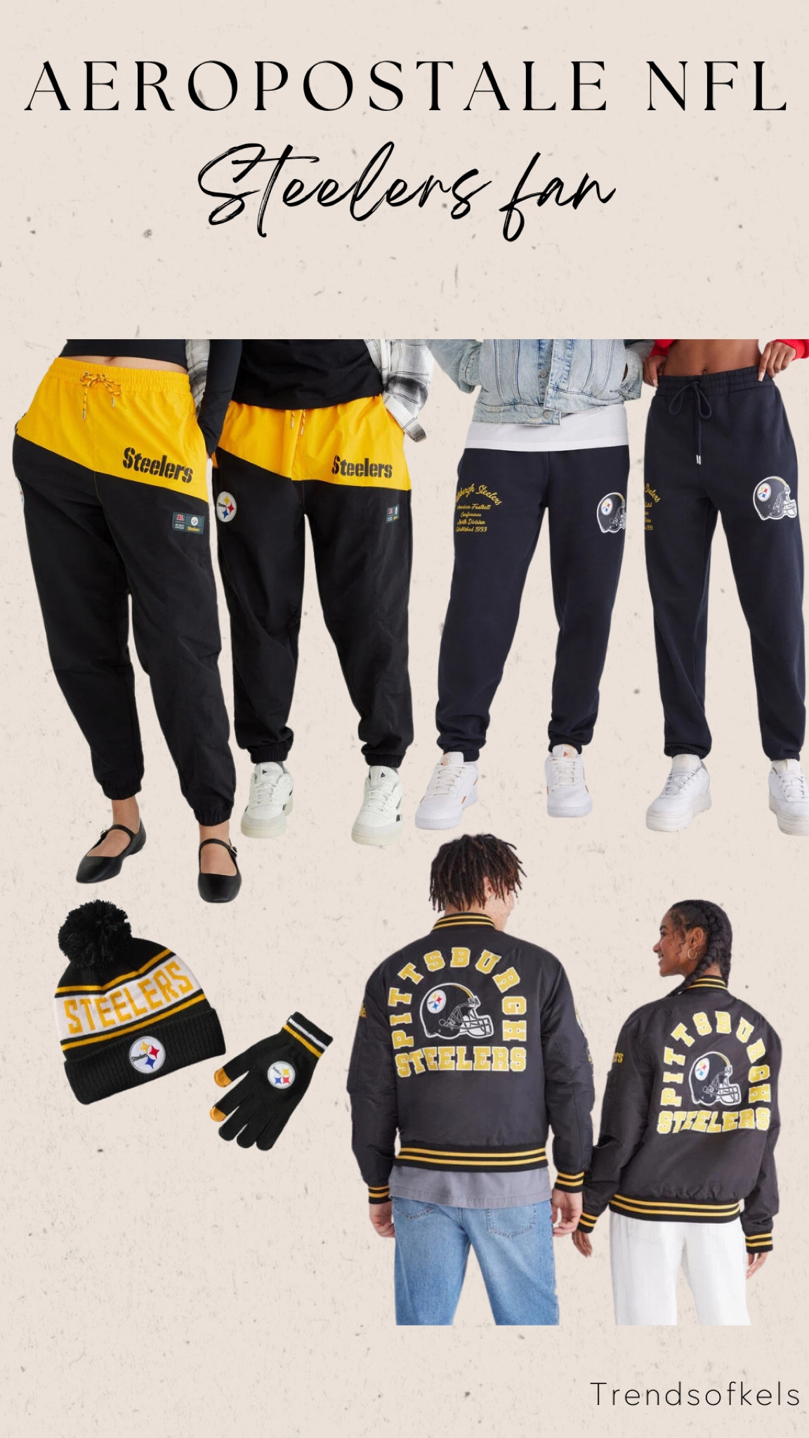 Aeropostale has an NFL Collection and honestly really good! They have some super cute Steelers stuff. This Steelers bomber jacket is sooo good!! 
NFL game day outfits 

#LTKHoliday #LTKGiftGuide #LTKSeasonal