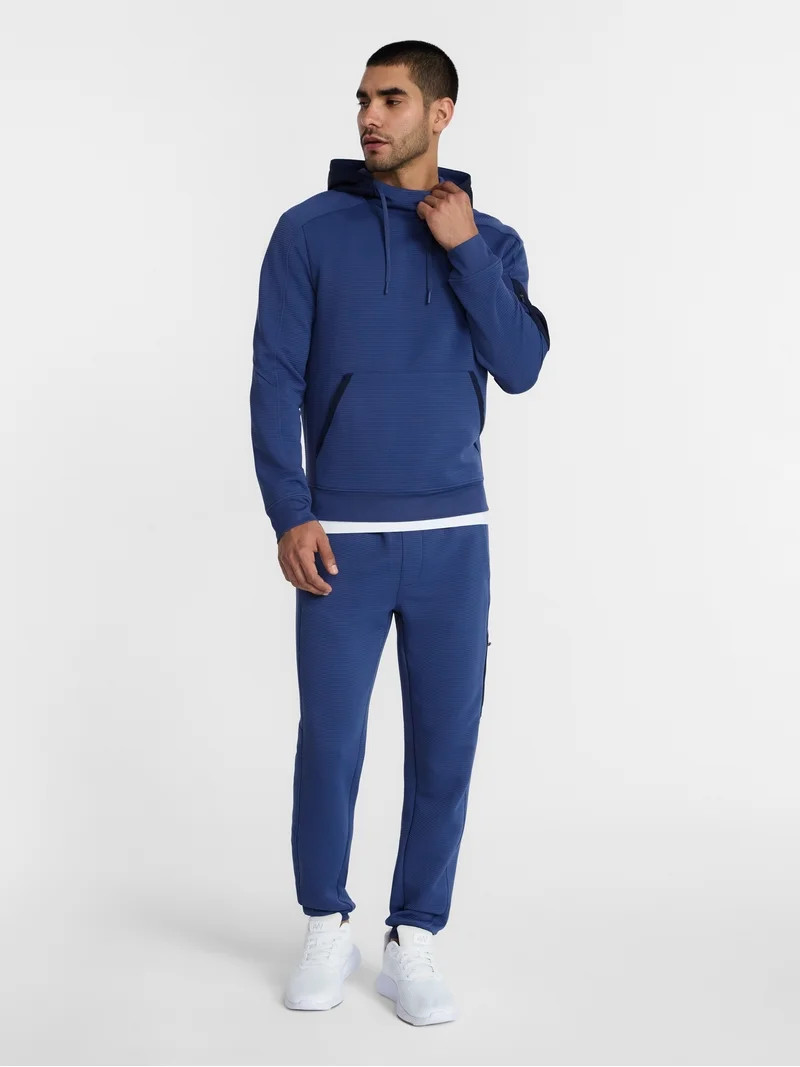 Athletic Works Men's and Big Men's Mix Media Hoodie, Sizes S-5XL | Walmart (US)