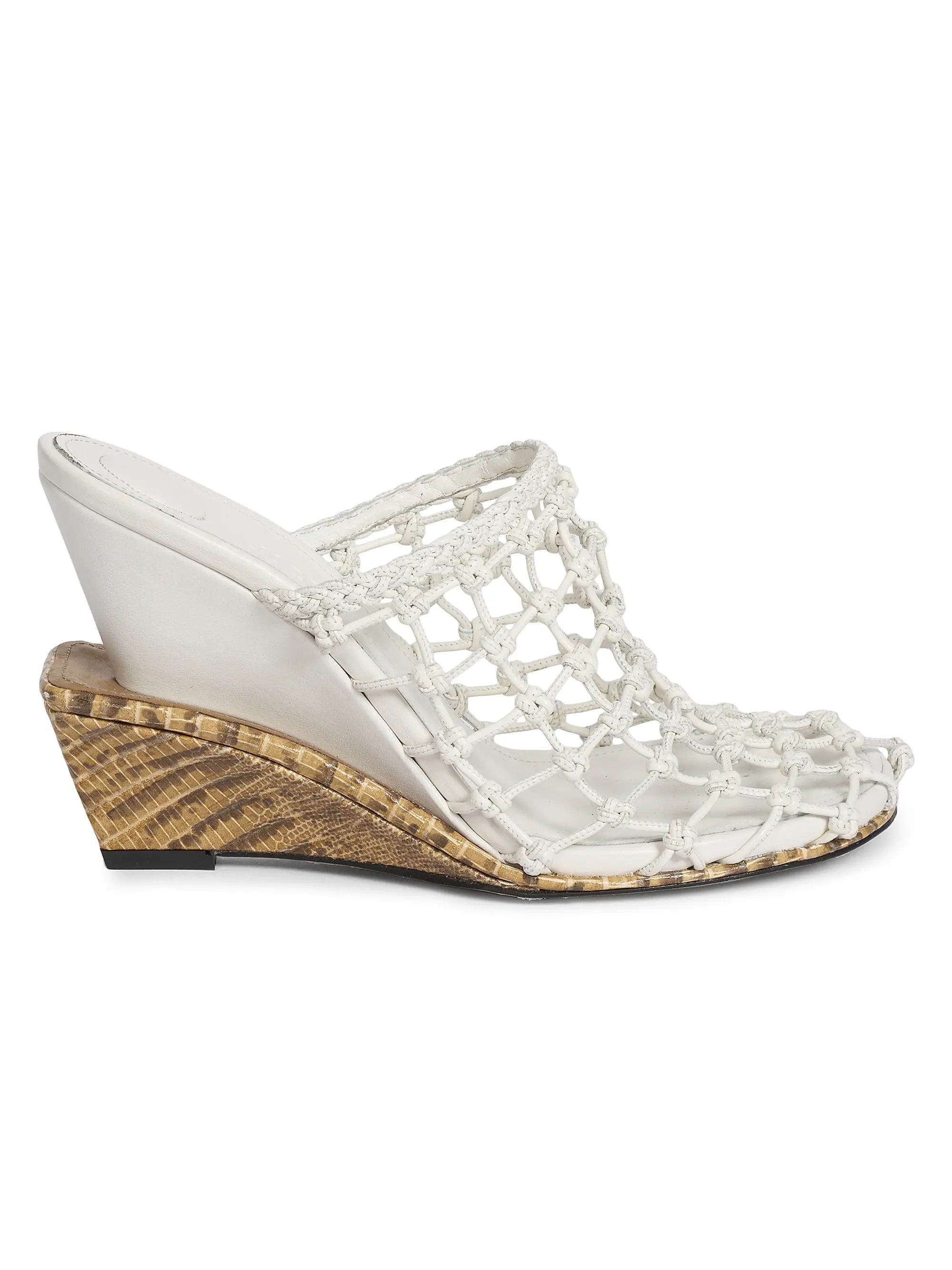Les Doubles Tresses 100MM Leather Mules | Saks Fifth Avenue
