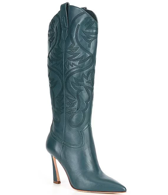 Gael Leather Western Tall Boots | Dillard's