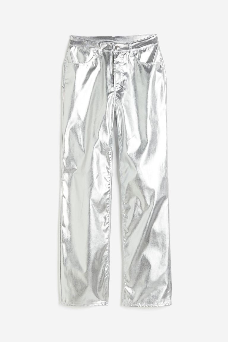 90s Straight Coated Pants | H&M (US + CA)