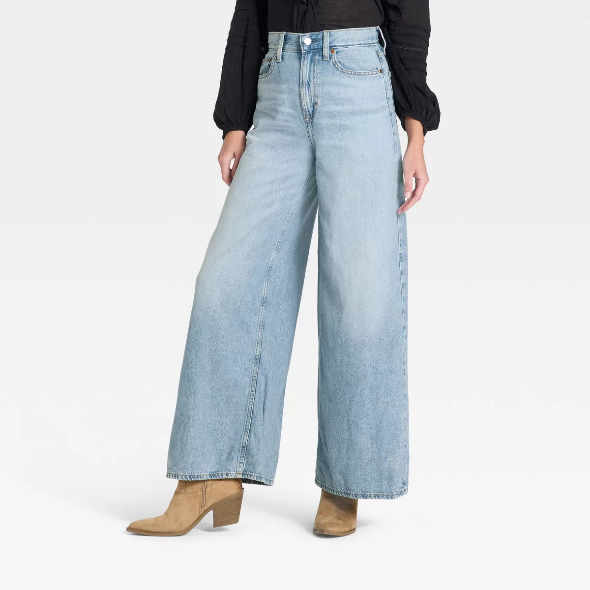 Women's Highest-Rise Palazzo Wide Leg Jeans - Universal Thread™ | Target