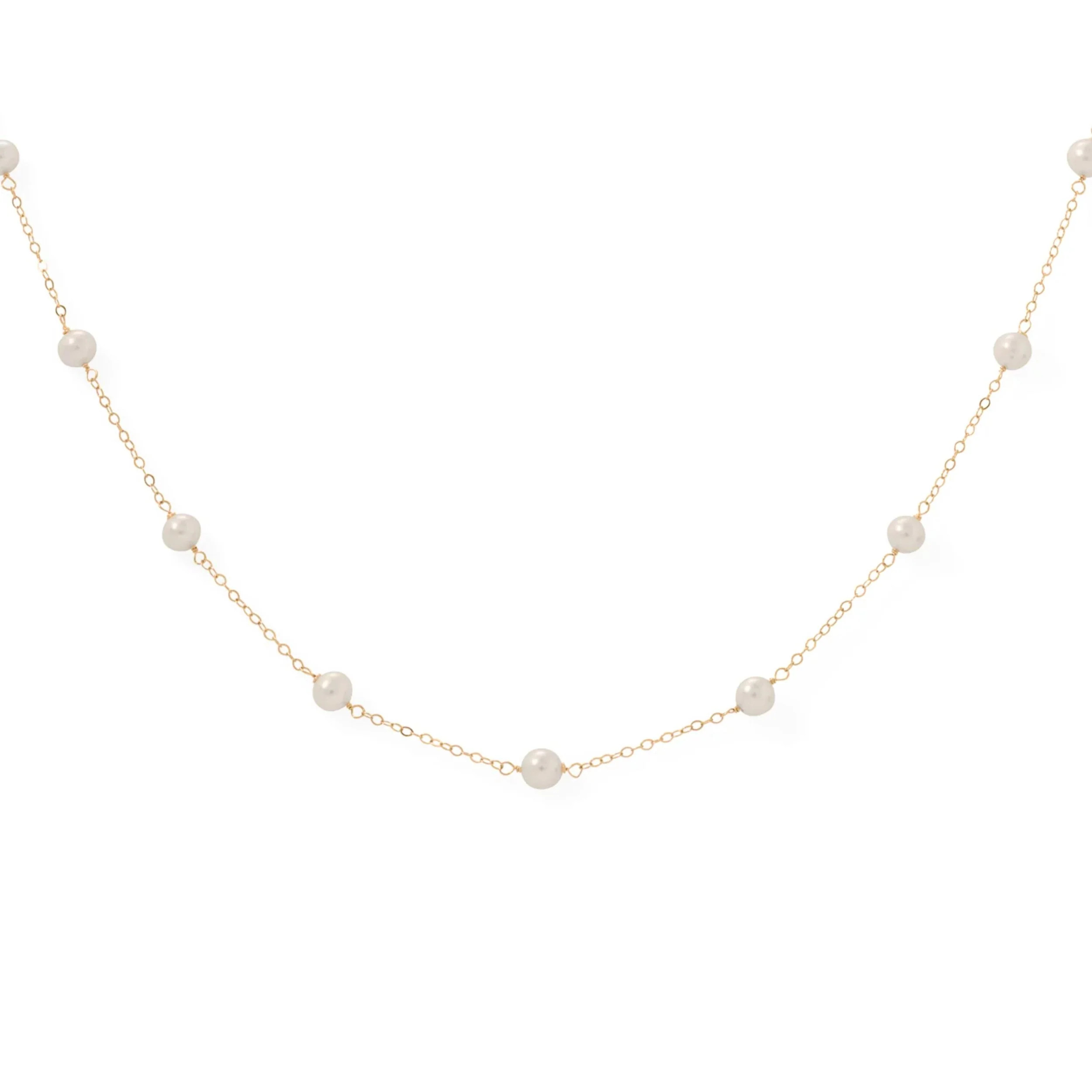 Modern Pearl Necklace | Amanda Deer Jewelry