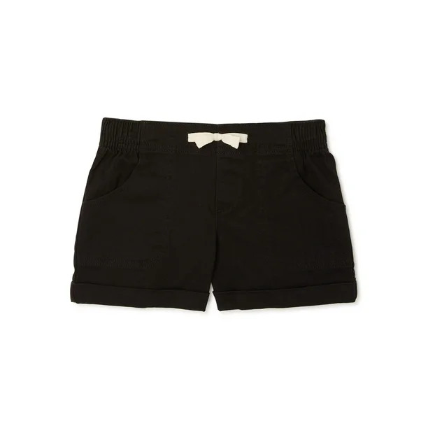 Wonder Nation Girls Pull On Shorts, Sizes 4-18 & Plus - Walmart.com | Walmart (US)