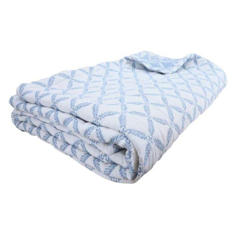 3-Piece Fern Trellis Matelasse Coverlet Set, Full/Queen | At Home