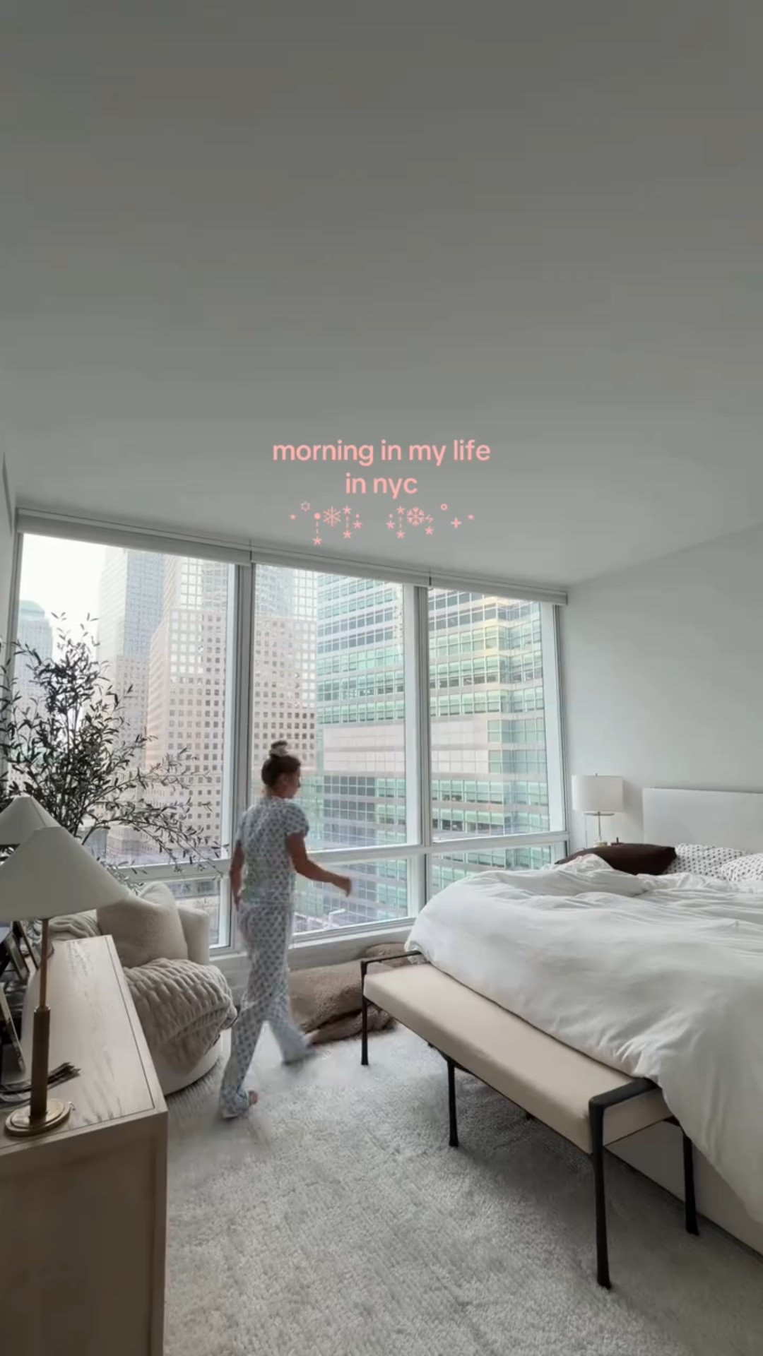 Morning in my life in NYC 🤍