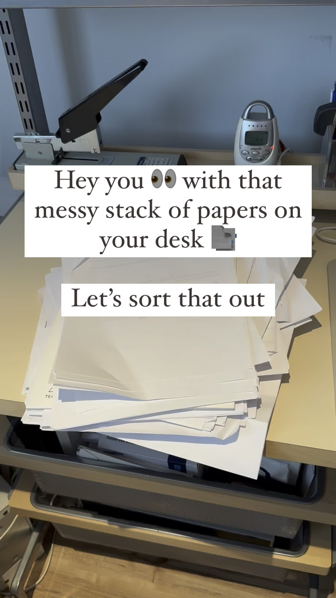 Option 1 is arguably better than option 2 because of the depth which keeps papers contained but option 2 is more #budgetfriendly 

‼️fyi The plastic for option 1 feels questionable at first but after using this for several months, it’s held up great and really keeps the paper mess under control in my workspace.

#LTKFindsUnder50 #LTKSaleAlert #LTKHome