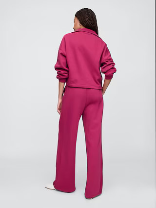 Fleece Rib-Seam Wide-Leg Pants | Gap Factory