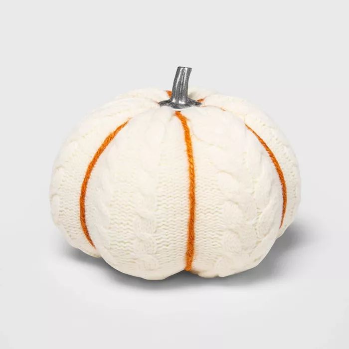Medium Cable Knit Soft Fabric Harvest Pumpkin - Spritz™ | Target