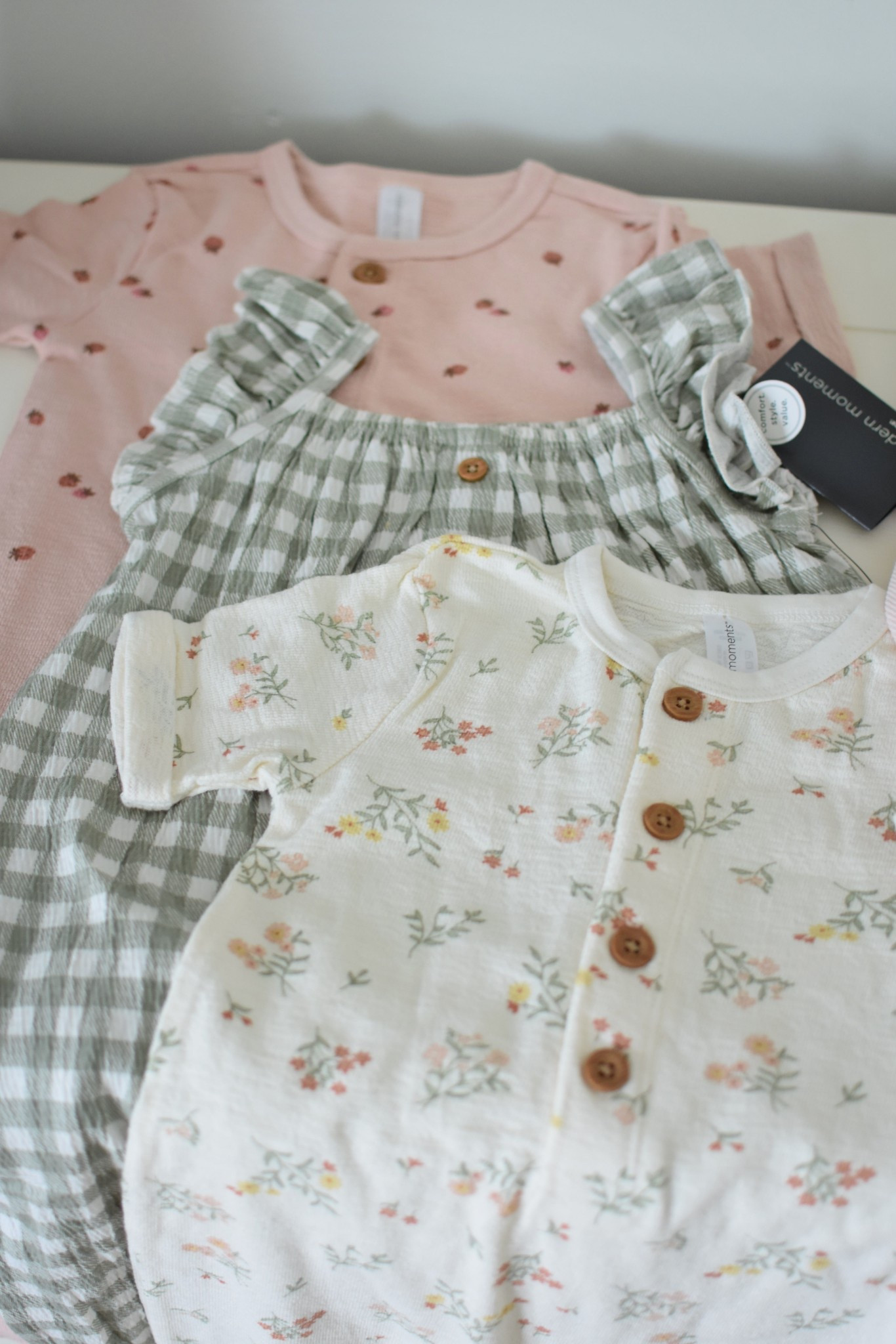 MAJOR MARKDOWNS happening at Walmart!! Love these Modern Moments long rompers for late summer and early fall. Fits true to size, my 18 month old is wearing 24 months. 

#LTKSeasonal #LTKKids #LTKBaby