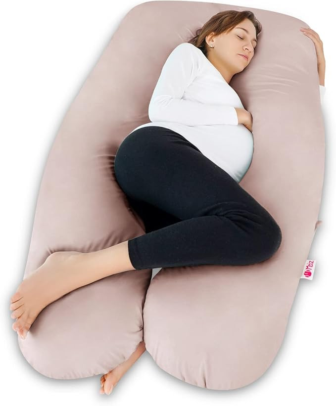 Meiz Pregnancy Pillow, Cooling Pregnancy Pillows for Sleeping, Maternity Body Pillow for Pregnant... | Amazon (US)