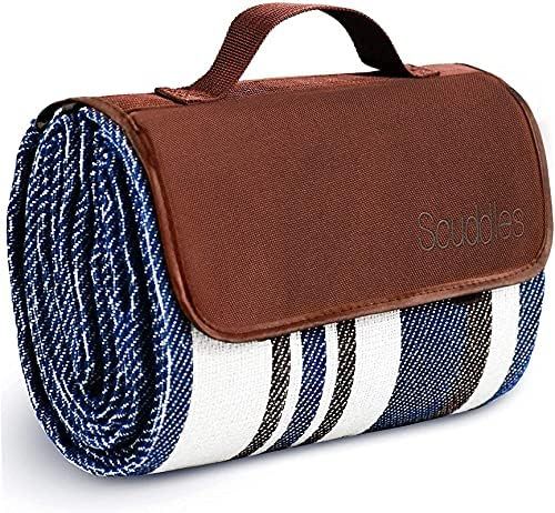 Scuddles Extra Large Picnic Blanket Dual Layers for Outdoor Water-Resistant Beach Mat Spring Summ... | Amazon (US)