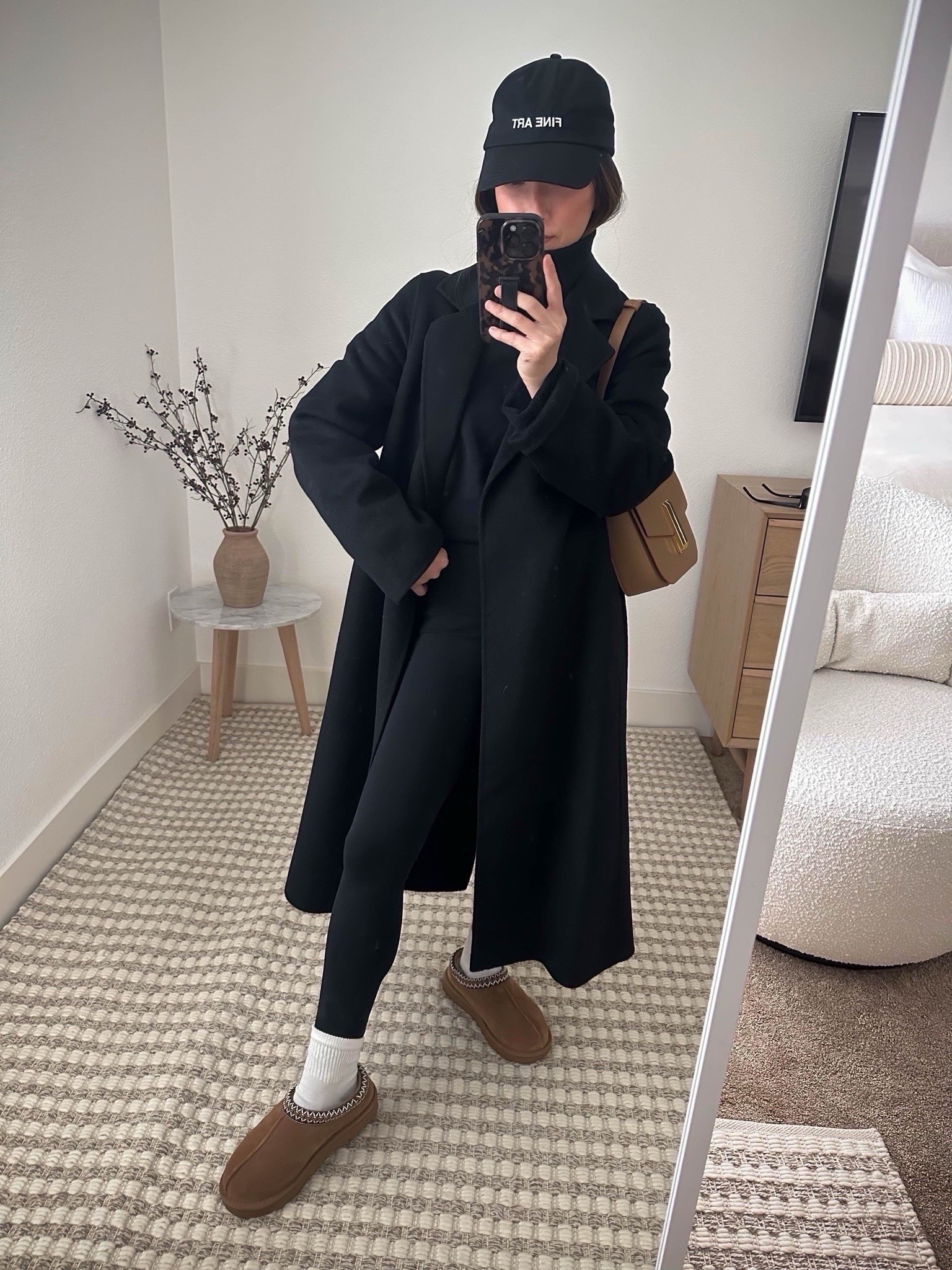Winter Athleisure outfit ideas. 

Coat - Mango xxs
Sweatshirt - Everlane xs (old)
Leggings - Zella xs
Socks - Hanes 
Slippers - Ugg 6. Size up. 
Hat - Outsider Supply 
Bag - DeMellier

Petite style, winter outfits, winter style 

#LTKootd #LTKSeasonal #LTKPetite