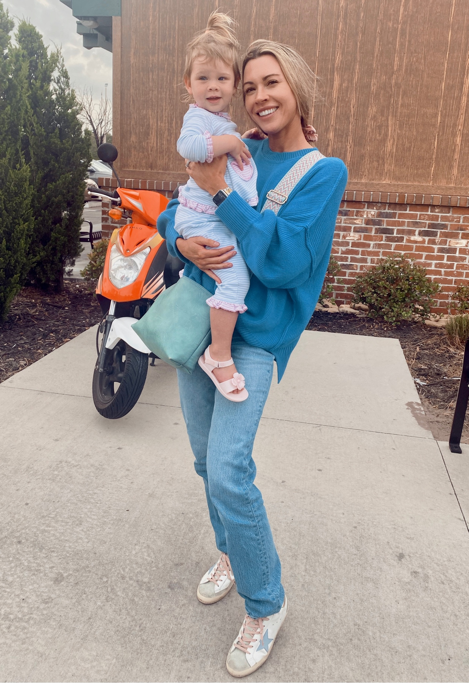 Day to night outfit! 💕#spring #springoutfit #toddleroutfit #jeans #sandals #sneakers #goldengoose 

#LTKU #LTKfindsunder50 #LTKkids
