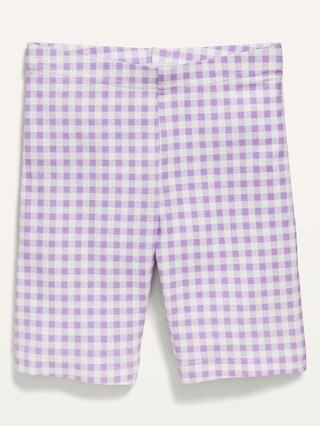 Printed Long Biker Shorts for Girls | Old Navy (US)