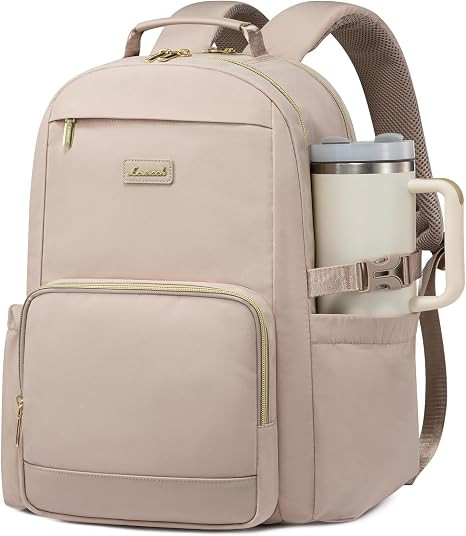 LOVEVOOK Laptop Backpack for Women with Pouch Pocket for Large Capacity Cup,15.6 Inch Laptop Comp... | Amazon (US)