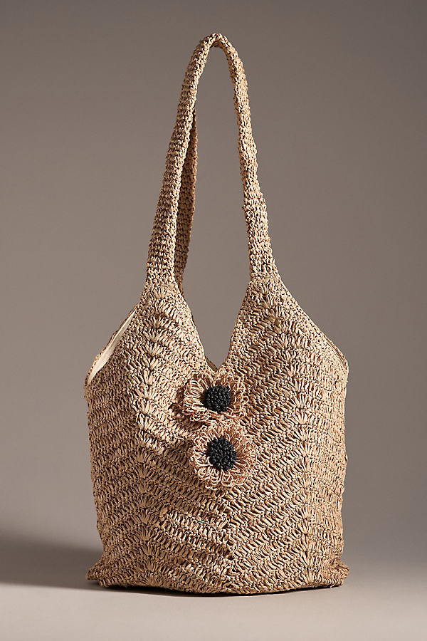 Raffia Slouchy Bag | Anthropologie (US)